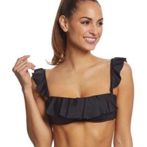 Polo RL Solid Ruffle Underwire Bikini Top- NWT